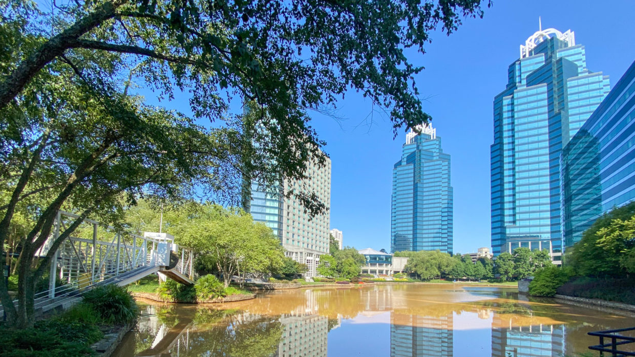 The 'King and Queen' towers Royalty of Sandy Springs' skyline Sandy